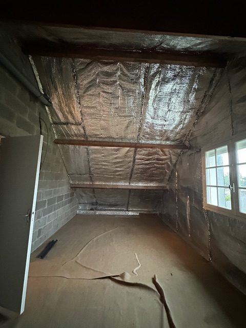 Isolation de mur à La Baule