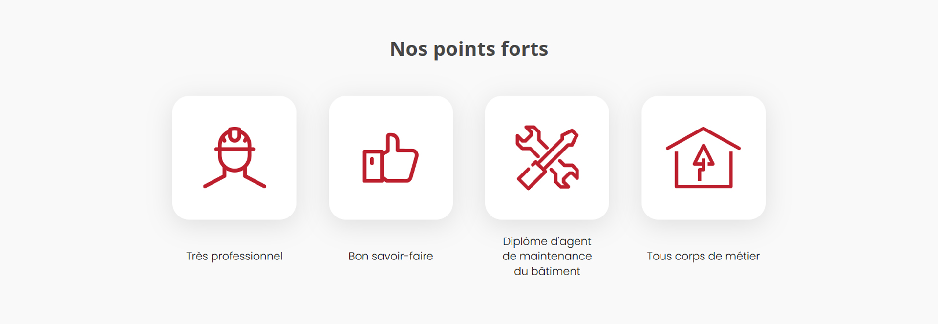 Nos points forts
